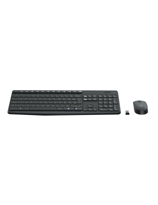 Logitech MK235 tastaturi Mouse inclus USB QWERTZ Germană Gri Logitech - 5