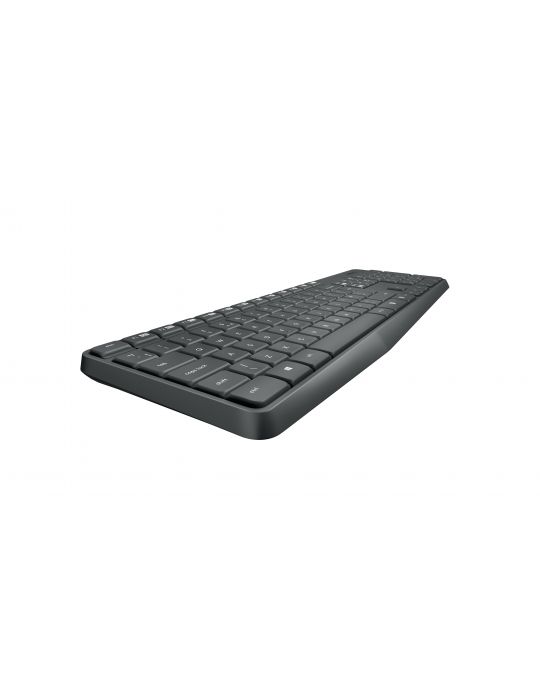 Logitech MK235 tastaturi Mouse inclus USB QWERTZ Germană Gri Logitech - 7