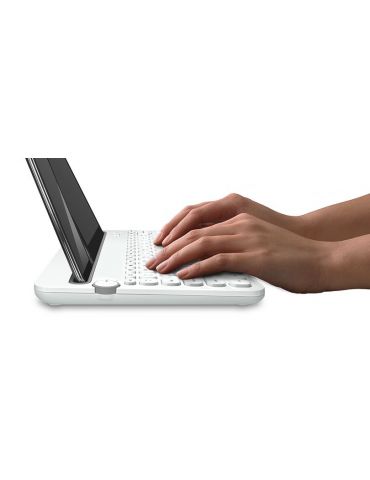 Logitech Bluetooth® Multi-Device Keyboard K480 tastaturi QWERTZ Germană Alb Logitech - 2
