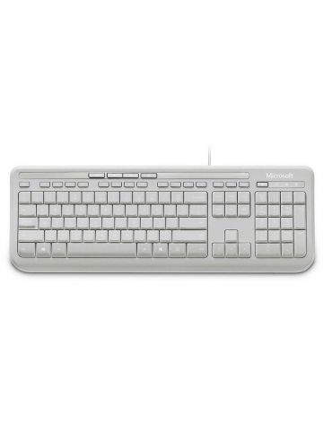 Microsoft Wired Keyboard 600, DE tastaturi USB Alb Microsoft - 1 - Tik.ro