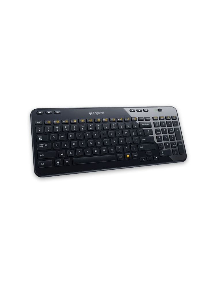 Tastatura Logitech K360, Wireless, QWERTZ, negru