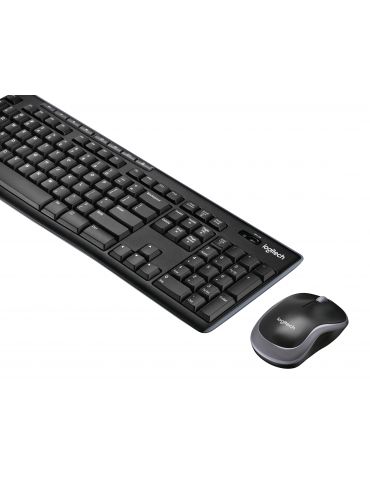 Logitech Wireless Combo MK270 tastaturi Mouse inclus USB QWERTZ Germană Negru Logitech - 3