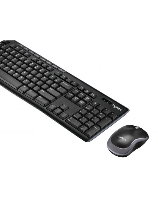 Logitech Wireless Combo MK270 tastaturi Mouse inclus USB QWERTZ Germană Negru Logitech - 3