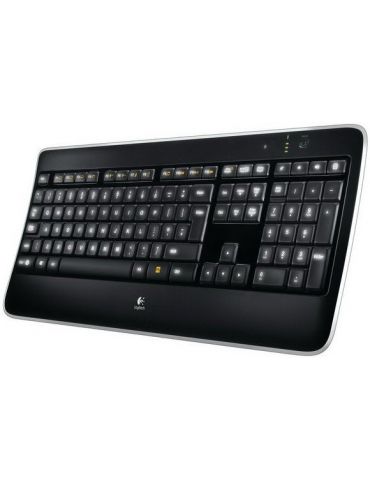Logitech Wireless Illuminated Keyboard K800 tastaturi RF fără fir QWERTZ Germană Negru Logitech - 1 - Tik.ro