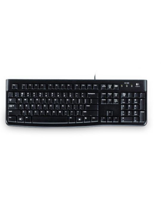Logitech K120 Corded Keyboard tastaturi USB QWERTZ Germană Negru Logitech - 2