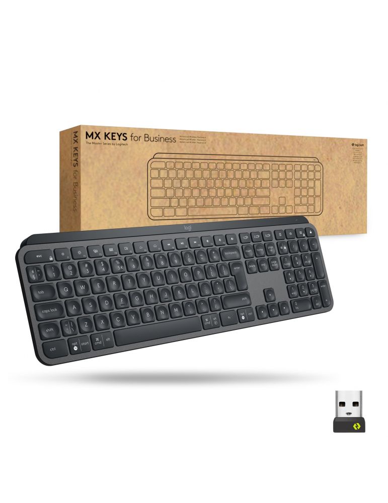 Logitech Mx Keys For Business tastaturi Bluetooth Elvețiană Grafit