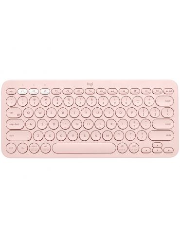 Logitech K380 Multi-Device tastaturi Bluetooth QWERTZ Germană Roz Logitech - 1 - Tik.ro