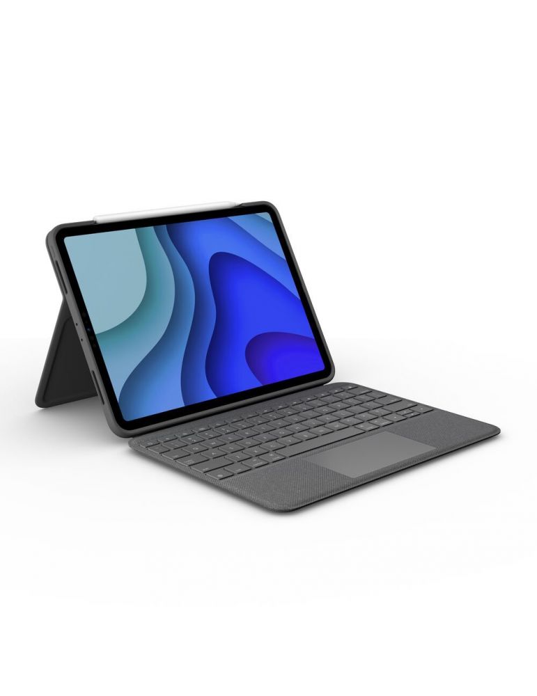 Logitech Folio Touch Gri Smart Connector QWERTZ Germană