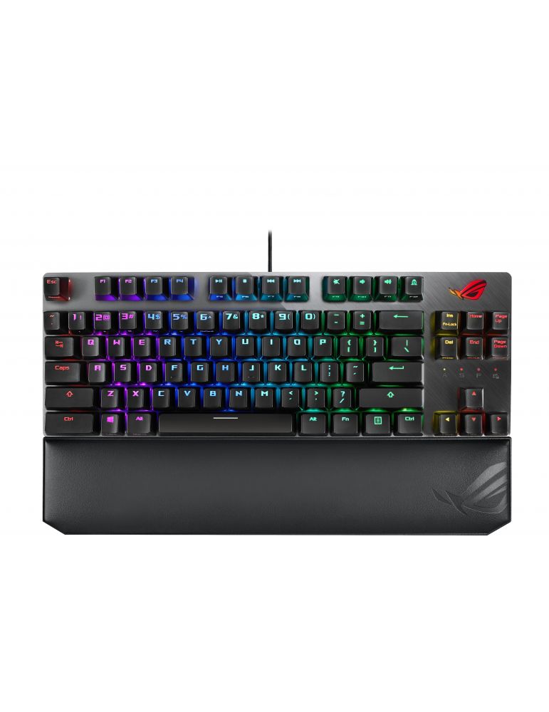 Tastatura Asus ROG STRIX SCOPE NX TKL Deluxe, usb, rgb, negru