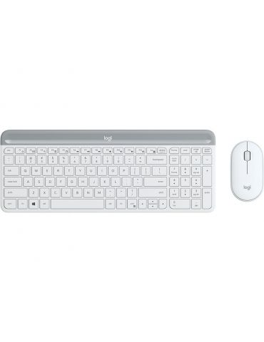 Logitech MK470 tastaturi Mouse inclus USB QWERTZ Germană Alb Logitech - 1 - Tik.ro