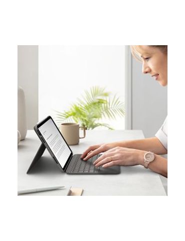 Logitech Folio Touch Gri Smart Connector QWERTZ Germană Logitech - 4