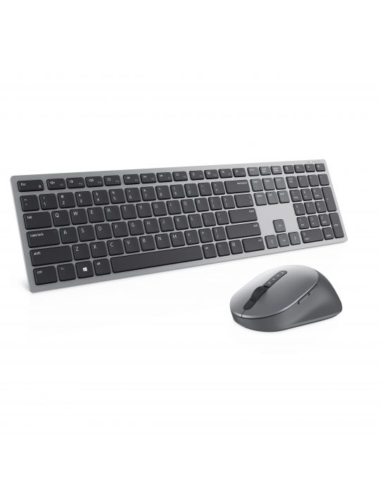 DELL KM7321W tastaturi Mouse inclus RF Wireless + Bluetooth AZERTY Franţuzesc Gri, Titan Dell - 8
