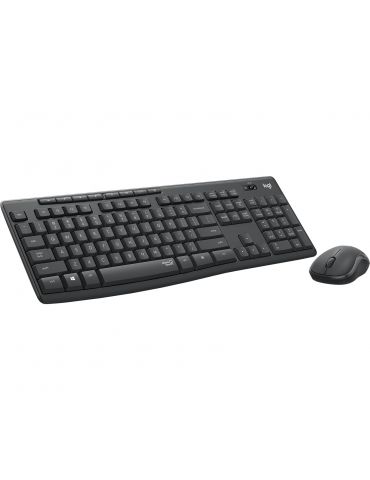 Logitech MK295 Silent Wireless Combo tastaturi Mouse inclus USB QWERTZ Germană Grafit Logitech - 3