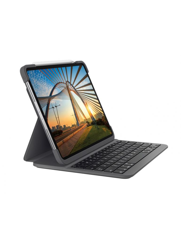 Logitech Slim Folio Pro for iPad Pro 11-inch (1st, 2nd & 3rd generation) Grafit Bluetooth QWERTZ Germană