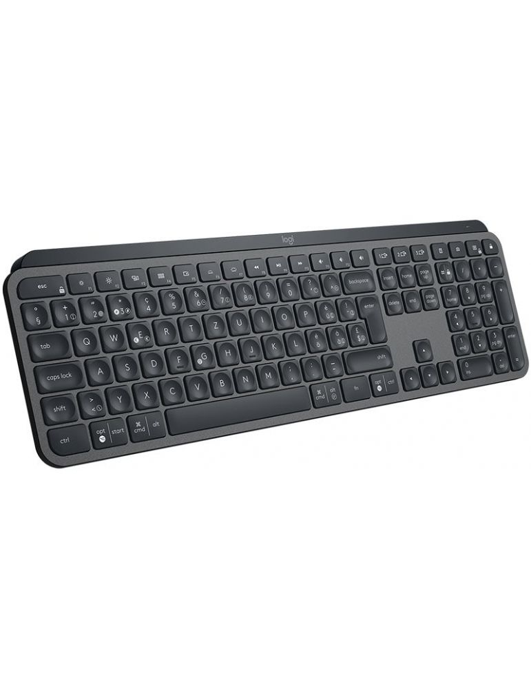 Logitech MX Keys tastaturi RF Wireless + Bluetooth QWERTZ Elvețiană Grafit