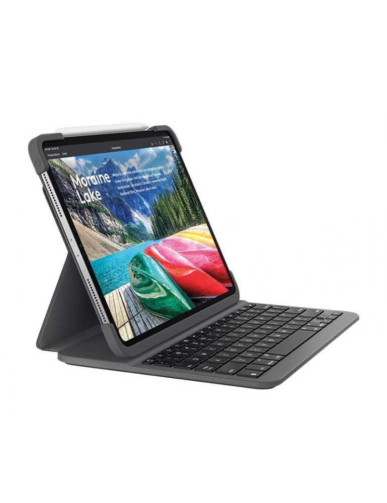 Logitech SLIM FOLIO PRO for iPad Pro 12.9-inch (3rd generation) Grafit Bluetooth QWERTZ Germană