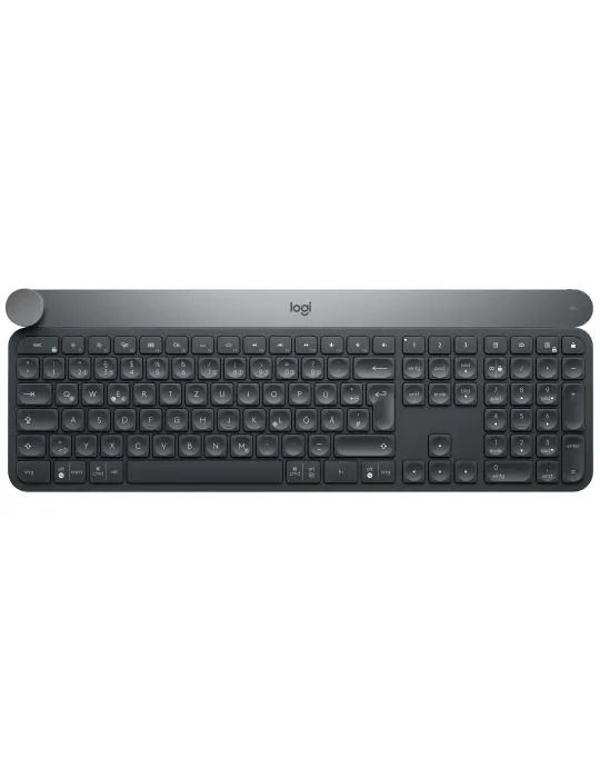 Logitech Craft Advanced keyboard with creative input dial tastaturi RF Wireless + Bluetooth QWERTZ Germană Negru, Gri Logitech -