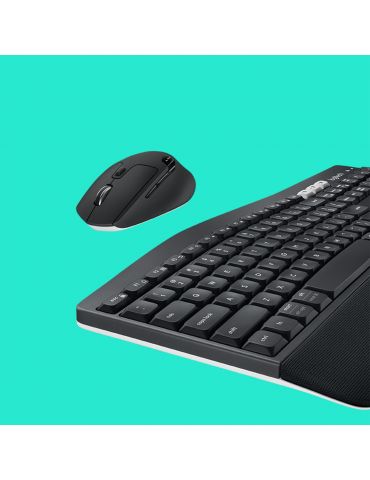 Logitech MK850 Performance tastaturi Mouse inclus RF Wireless + Bluetooth QWERTZ Germană Negru Logitech - 4