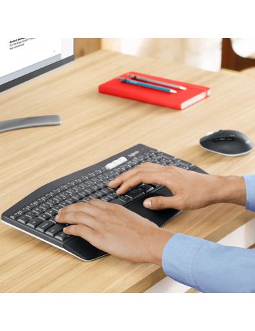 Logitech MK850 Performance tastaturi Mouse inclus RF Wireless + Bluetooth QWERTZ Germană Negru Logitech - 8