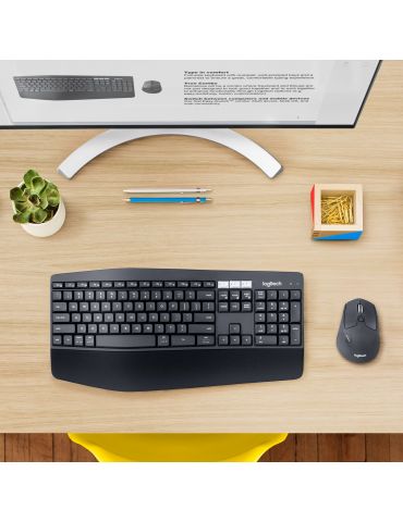 Logitech MK850 Performance tastaturi Mouse inclus RF Wireless + Bluetooth QWERTZ Germană Negru Logitech - 10
