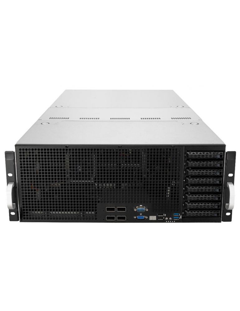 ASUS ESC8000 G4 LGA 3647 (Socket P) Cabinet metalic (4U) Negru, Din oţel inoxidabil
