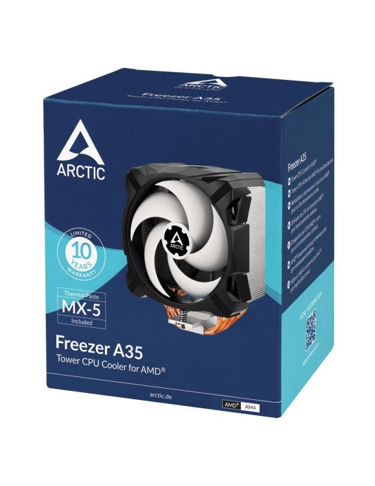 ARCTIC Freezer A35 Procesor Ventilator 11,3 cm Aluminiu, Negru, Alb 1 buc. Arctic - 8