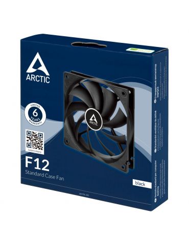ARCTIC F12 Carcasă calculator Distracţie 12 cm Negru 1 buc. Arctic - 5