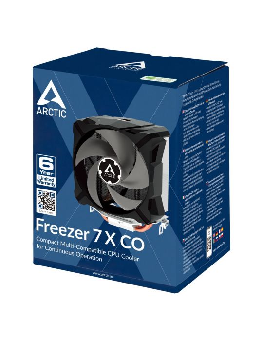 ARCTIC Freezer 7 X CO Procesor Răcitor de aer 9,2 cm Aluminiu, Negru 1 buc. Arctic - 7