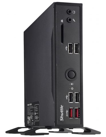 Shuttle XPС slim DS10U5 Dimensiune carcasă PC 1.3L Negru Intel SoC BGA 1528 i5-8265U 1,6 GHz Shuttle - 1