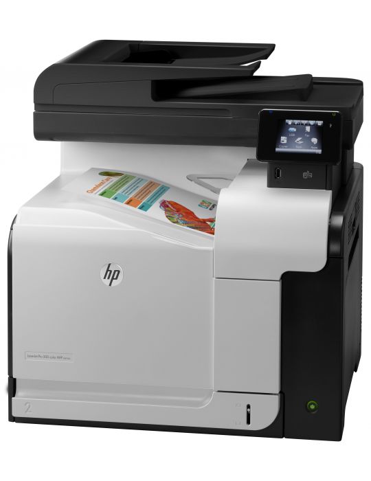 HP LaserJet Pro 500 Echipament MFP color M570dn, Imprimare,copiere,scanare,fax, ADF de 50 de coli scanare către e-mail/PDF Hp - 