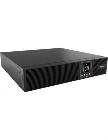 Ups njoy aster 2000 online tower/rack 1800 w fara avr iec x 8 display lcd back-up 11 - 20 min. upol-ol200as-cg01b (include tv 8.