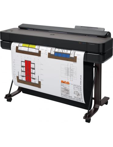 HP Designjet T650 imprimante de format mare Wi-Fi Inkjet termală Culoare 2400 x 1200 DPI 914 x 1897 mm Ethernet LAN Hp - 4