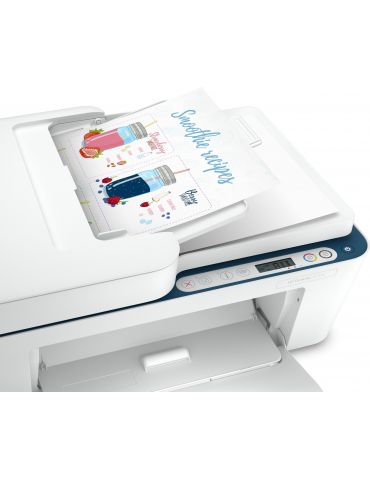 HP DeskJet Imprimantă HP 4130e All-in-One, Color, Imprimanta pentru Acasă, Imprimare, copiere, scanare, trimite faxuri mobile, H