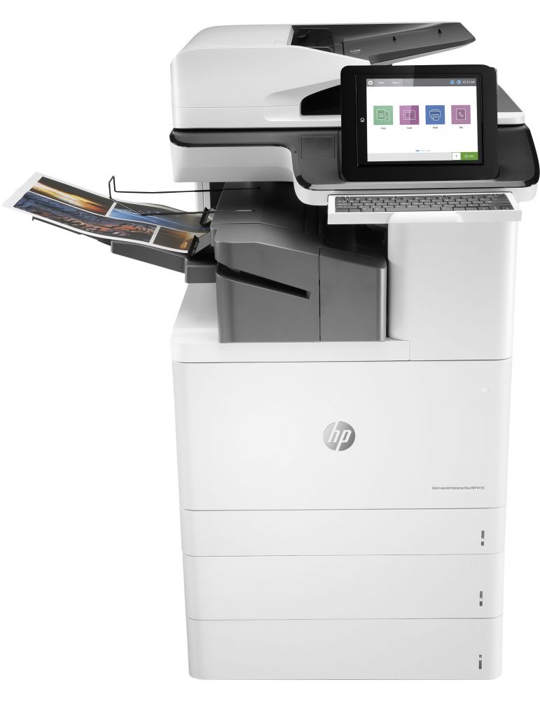HP Color LaserJet Enterprise Flow MFP M776zs, Imprimaţi, copiaţi, scanaţi şi lucraţi cu faxul, Imprimare prin port USB frontal