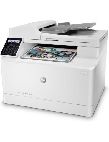 HP Color LaserJet Pro MFP M183fw, Imprimare,copiere,scanare,fax, Alimentator ADF de 35 de coli eficienţă energetică securitate H