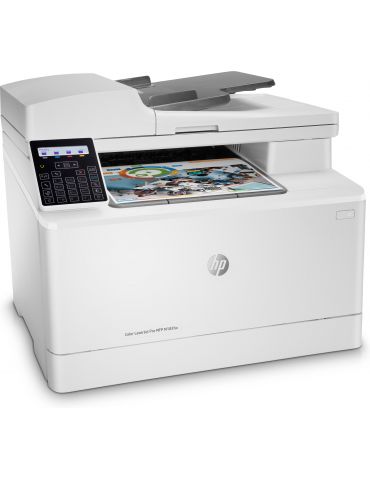 HP Color LaserJet Pro MFP M183fw, Imprimare,copiere,scanare,fax, Alimentator ADF de 35 de coli eficienţă energetică securitate H