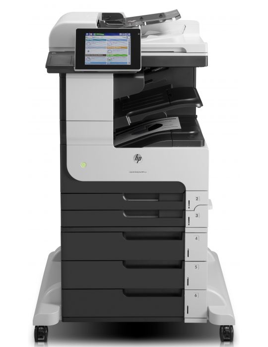 HP LaserJet Enterprise MFP M725z, Imprimare,copiere,scanare,fax, ADF de 100 de coli Imprimare prin port USB frontal scanare Hp -