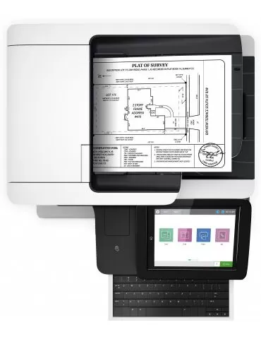 HP LaserJet Enterprise Flow MFP M528z, Imprimare,copiere,scanare,fax, Imprimare prin port USB frontal scanare către e-mail Hp - 