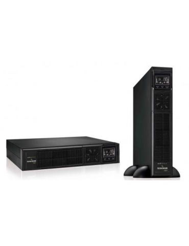 Ups tecnoware evo dsp plus online tower/rack 2160 w fara avr iec x 8 display lcd back-up 11 - 20 min. fgcedp2402rtiec (include t