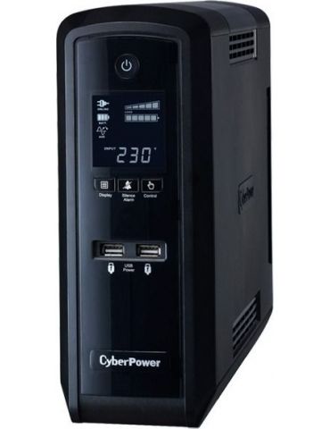 Ups cyber power line int. cu sinusoida pura tower  1500va/ 900w avr 6 x socket shucko display lcd 2 x 12v/9ah backup 3-10min inc