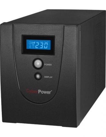 Ups cyber power line int. cu management lcd tower  2200va/ 1320w avr 6 x socket iec display lcd 2 x baterie 12v/9ah backup 1 - 6 - Tik.ro