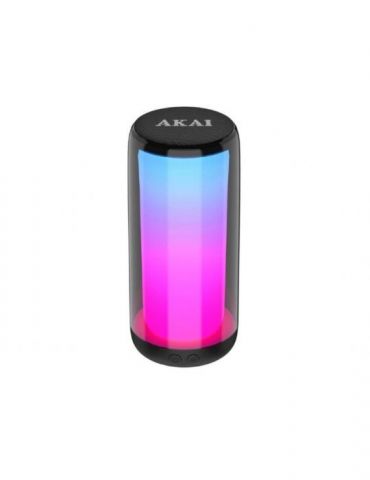 Boxa portabila akai cs2 glow 10w negru cs2 glow (include tv 0.8lei) Akai - 1 - Tik.ro