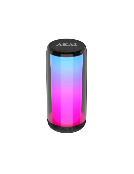 Boxa portabila akai cs2 glow 10w negru cs2 glow (include tv 0.8lei) Akai - 1