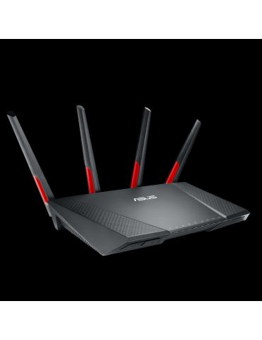 ASUS DSL-AC68VG router wireless Gigabit Ethernet Bandă dublă (2.4 GHz/ 5 GHz) 4G Negru Asus - 6