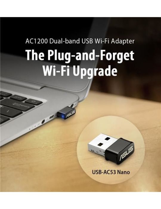 ASUS USB-AC53 Nano WLAN 867 Mbit/s Asus - 8