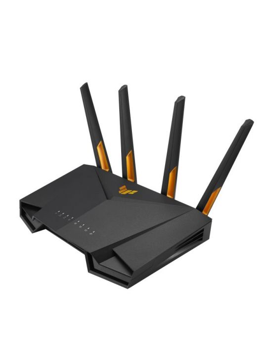 ASUS TUF Gaming AX3000 V2 router wireless Gigabit Ethernet Bandă dublă (2.4 GHz/ 5 GHz) Negru, Portocală Asus - 1