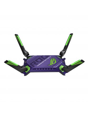 ASUS ROG Rapture GT-AX6000 AiMesh EVA Edition router wireless Bandă dublă (2.4 GHz/ 5 GHz) Negru, Albastru Asus - 3