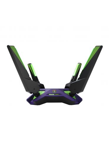 ASUS ROG Rapture GT-AX6000 AiMesh EVA Edition router wireless Bandă dublă (2.4 GHz/ 5 GHz) Negru, Albastru Asus - 5