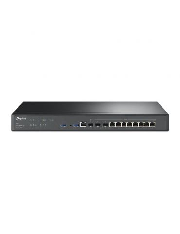 TP-Link ER8411 router cu fir Gigabit Ethernet Negru Tp-link - 1 - Tik.ro