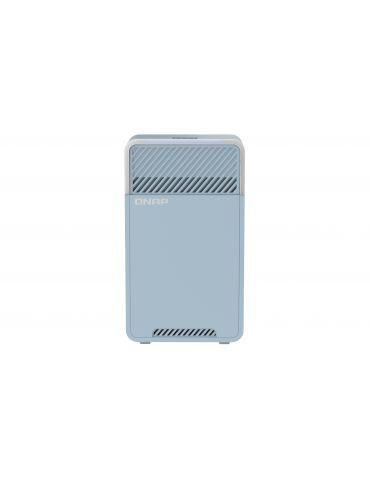 QNAP QMiro-201W router wireless Gigabit Ethernet Bandă dublă (2.4 GHz/ 5 GHz) Albastru Qnap - 1 - Tik.ro